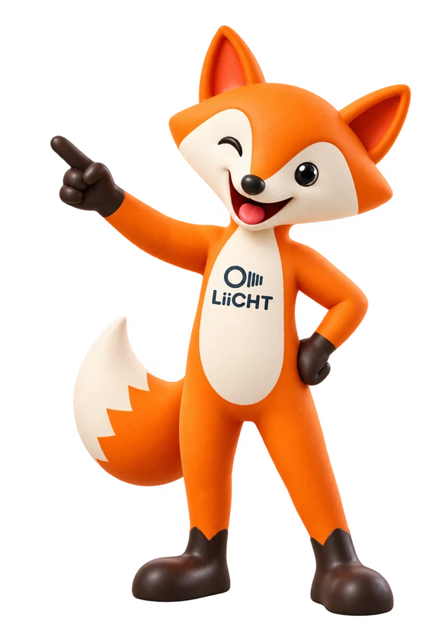 La mascotte LiiCHT présente les services